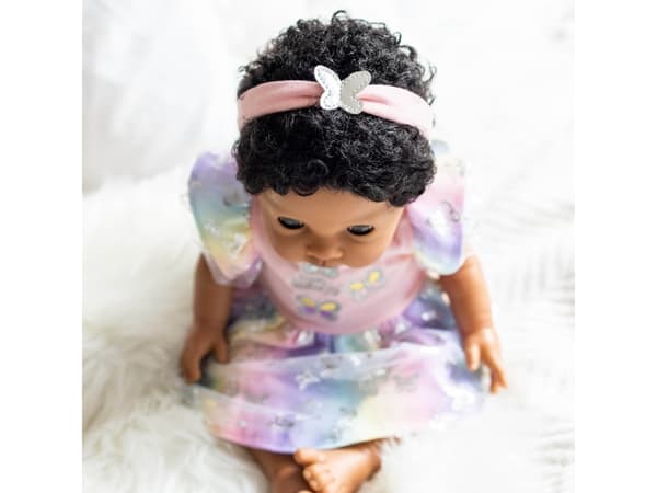 Tiny Treasures, Ethnic Doll Butterfly Rainbow Dress