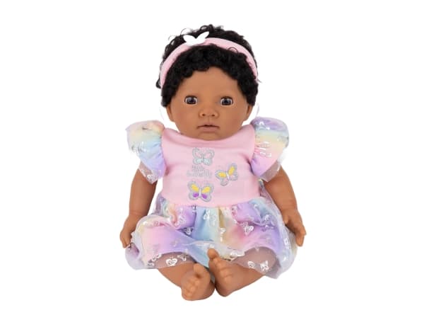 Tiny Treasures, Ethnic Doll Butterfly Rainbow Dress