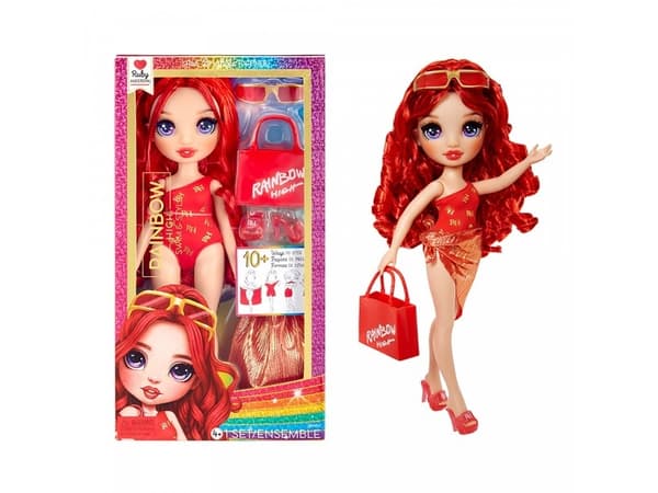 MGA Entertainment Rainbow High Swim & Style - Ruby (Red)