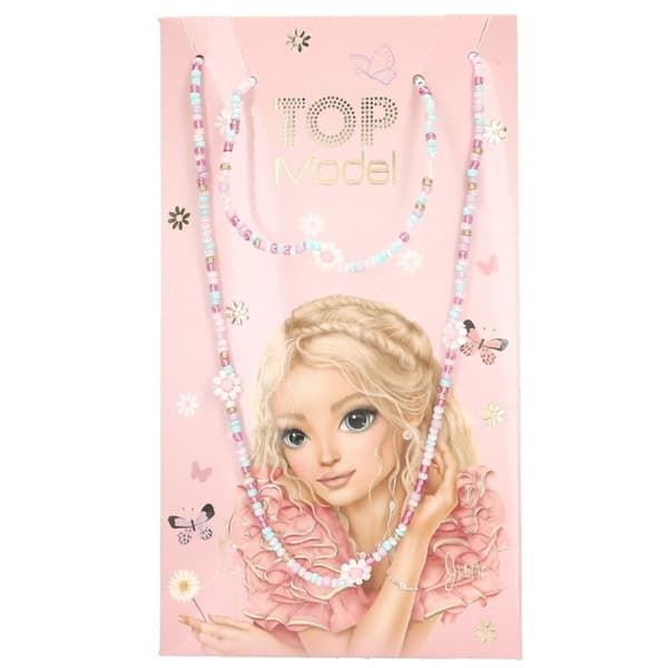 TOPModel Halskæde- og armbåndssæt SUMMER FEELING - Blød farve (413547)