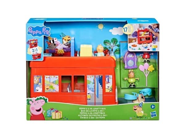 Peppa Pig 2 In 1 Party Bus