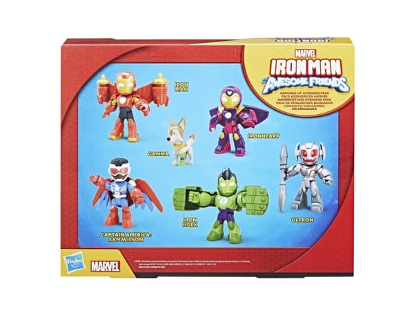 Iron Man & Friends Armored Up 6 Pack Fig 7,6 cm