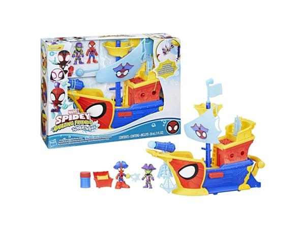 Spidey & Friends Water-Webs Bubble Pirate Ship