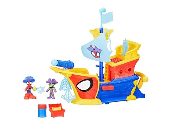 Spidey & Friends Water-Webs Bubble Pirate Ship