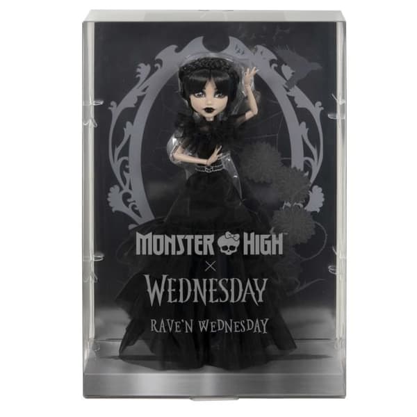 Monster High - Wednesday Addams i gallafestkostume - Dukke - Monster High - HXJ03