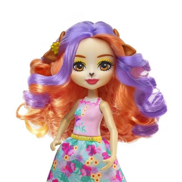 Enchantimals-Golita Getfamilj-Docka och 3 Getfigurer HXC00