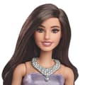 Miniatyrbild 5 av 6: Barbie Fashionistas Brunettdocka i Lila Klänning - 3+ År - HYT92