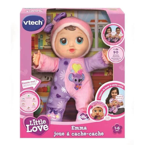 VTECH - Little Love - Emma leikkii piilosta - Interaktiivinen nukke