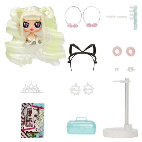 LOL Surprise Tweens Surprise Swap Modedocka - Bronze-2-Blonde Billie - 1 Tweens-docka 17 cm, 1 mini-stylinghuvud och