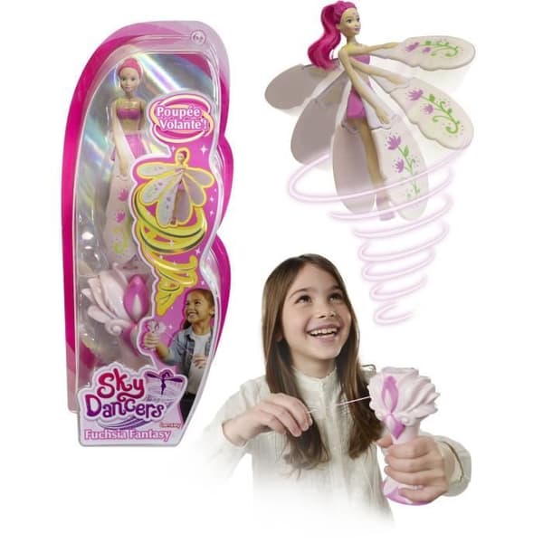 Sky dancers - LANSAY - Fuchsia Fantasy - Flygande docka - Från 6 år