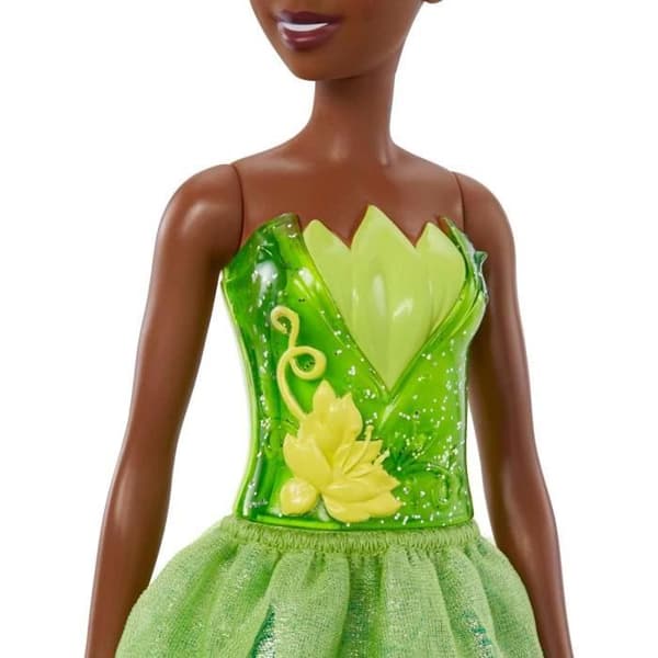 Tiana docka 29 cm, Mattel Disney Prinsessa docka klädsel och tillbehör HLW04