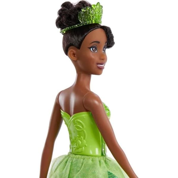 Tiana docka 29 cm, Mattel Disney Prinsessa docka klädsel och tillbehör HLW04