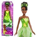 Miniatyrbild 1 av 6: Tiana docka 29 cm, Mattel Disney Prinsessa docka klädsel och tillbehör HLW04