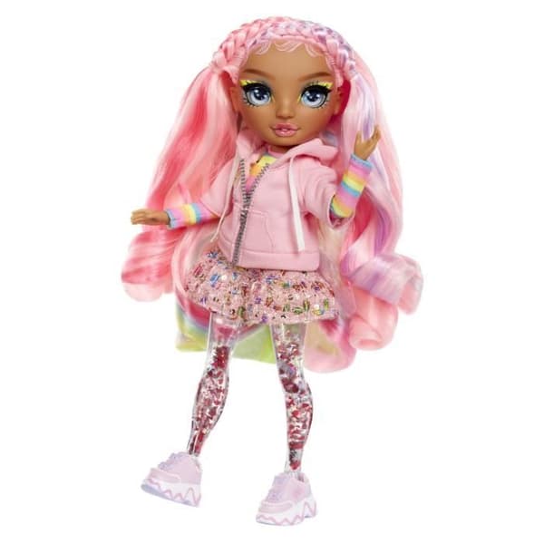 Rainbow High - Sparkle & Shine - 27 cm Modedocka - Rosa - Ben med Flytande Glitter - Från 4 år