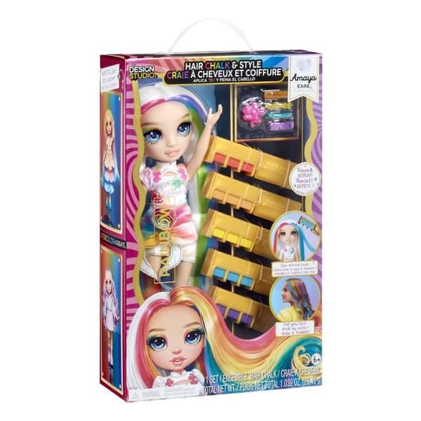 Rainbow High Studio Kridt & Frisurer - Amaya