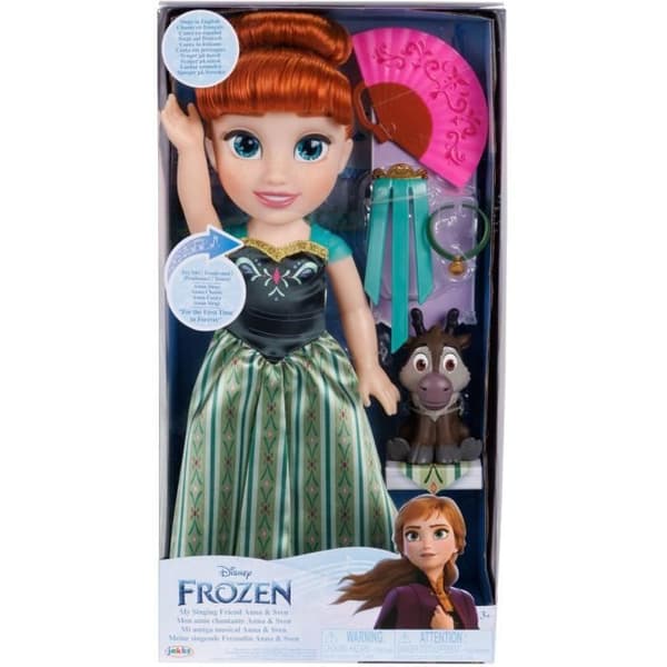 Frozen 2 - Musikaalinen Anna-nukke - 38 cm - JAKKS - 480446