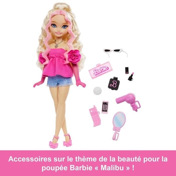BARBIE Dream Team "Malibu" - Nukke ja 8 asustetta - Barbie - HYC21
