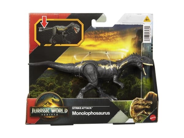 Jurassic World STRIKE ATTACK Monolophosaurus, 4 År, Flerfarvet