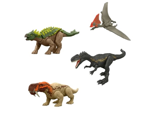 Jurassic World STRIKE ATTACK Monolophosaurus, 4 År, Flerfarvet