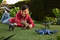 Miniatyrbild 2 av 5: Mattel Jurassic World Rebirth Tyranotitan Dinosaur Giant Attack Dinosaur Figur (JCL75)