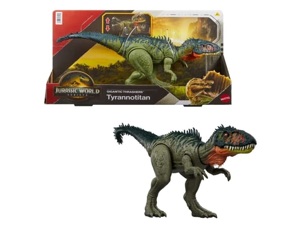 Mattel Jurassic World Rebirth Tyranotitan Dinosaur Giant Attack Dinosaur Figur (JCL75)