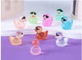 Pikkukuva 3 / 9: Uusi 100 kpl mini ducks with glitter pieniä valaisevia ankkoja lasikoristeen kanssa, realistinen muoto, kestävä hartsi,