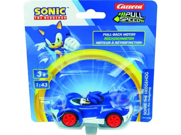 Pull &amp; Speed (pull-back) Sonic vehicle - Team Sonic Racing