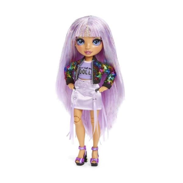 Rainbow High Dressing - Avery docka 27 cm + 35 tillbehör inklusive 2 gnistrande peruker - Mer än 300 looks att skapa
