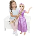 Miniatyrbild 3 av 3: Giant docka - DISNEY PRINCESS - Rapunzel - 80 cm - Inkluderar hårtillbehör - Unisex