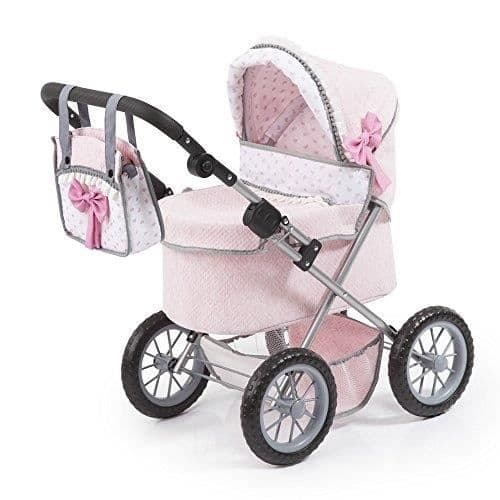 Landau för docka - REIG - Paseo Trendy Walk - Fällbar - Justerbart handtag - Rosa