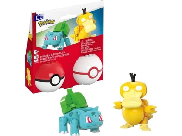 Figurka Mattel MBL POKEMON POKEBALL 2 FIGURKI MIX HXP11 PUD3