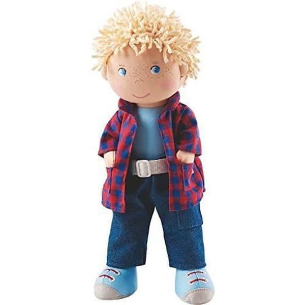 Docka - HABA - Nick - Stoppad kropp - Maskintvättbar - 30 cm