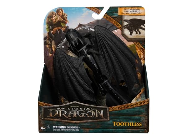 How to train your dragon Dreamworks Dragons, , Toothless 9” Dragon Action Figure, Kids Toys for Boys Ages 4 and up