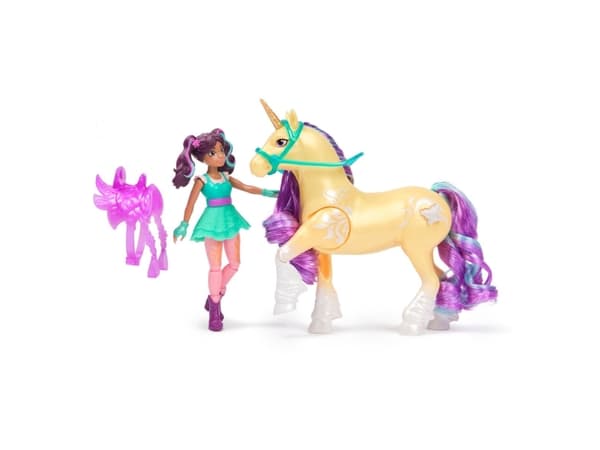 Unicorn Academy Doll Ava & Plant Magic Leaf