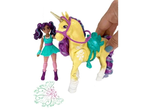 Unicorn Academy Doll Ava & Plant Magic Leaf