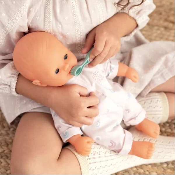 SMOBY Baby Nurse Dubbelsidig Toalett och Badrum för Docka med Tillbehör