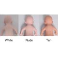 Miniatyrbillede 2 af 2: Reborn Baby Doll, 45 cm højde, 2,7 kg vægt,Hvid 45 cm 2,7 kg, med skelet