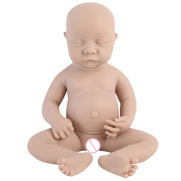 Silicone Reborn Baby Doll, Livliknande Textur, Unisex Alternativ,43 cm (16,92 tum) Kille