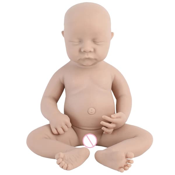 Silicone Reborn Baby Doll, Livliknande Textur, Unisex Alternativ,43 cm (16,92 tum) Kille