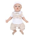 Miniatyrbild 1 av 2: Silicone Reborn Baby Doll, Mjuk Material, Utbildningsleksak,43 cm (16,92 tum) Pojke