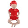 Miniatyrbillede 1 af 2: Silikone Reborn Baby Dukke, Blødt Materiale, Uddannelseslegetøj,53 cm (20,86 tommer) pige-a