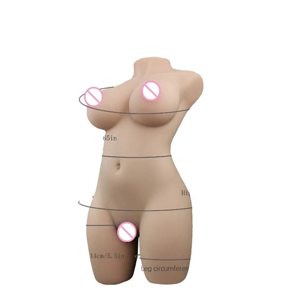 Mandlige onanister, 3D realistisk design, bløde brystfunktioner, 9 kg Sexdukke