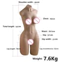Pikkukuva 2 / 2: Miesten masturbaattorit, 3D-realistinen muotoilu, pehmeä rintatoiminto, 7,6 kg seksinukke