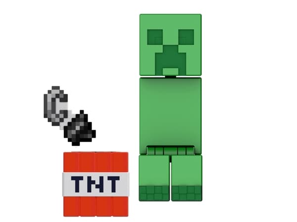 Minecraft CREEPER CORE FIGURE, 6 År, Minecraft, Flerfarvet, Plast
