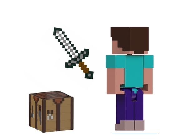 Minecraft STEVE CORE FIGURE, 6 år, Minecraft, Flerfarget, Plast