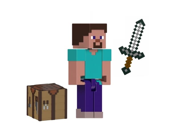 Minecraft STEVE CORE FIGURE, 6 år, Minecraft, Flerfarget, Plast