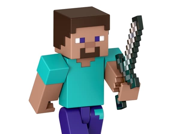 Minecraft STEVE CORE FIGURE, 6 år, Minecraft, Flerfarget, Plast