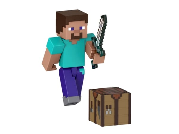 Minecraft STEVE CORE FIGURE, 6 år, Minecraft, Flerfarget, Plast