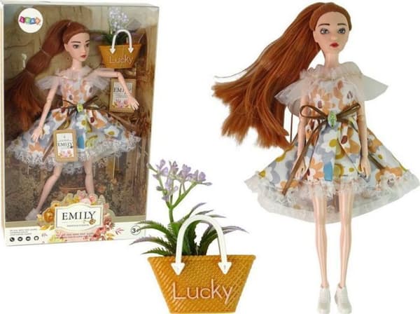 Puppa Leantoys - 13920 - Barndocka Emily Höst Blommor med röda hår