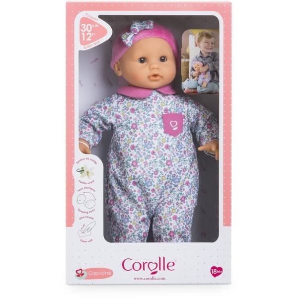 Min første COROLLE babydukke - Bébé Calin Capucine - 30 cm - vaniljeduft - fra 18 måneder